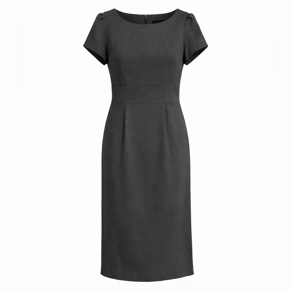 Adrienne Vittadini Charcoal Midi Dress